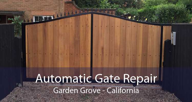 Automatic Gate Repair Garden Grove - California