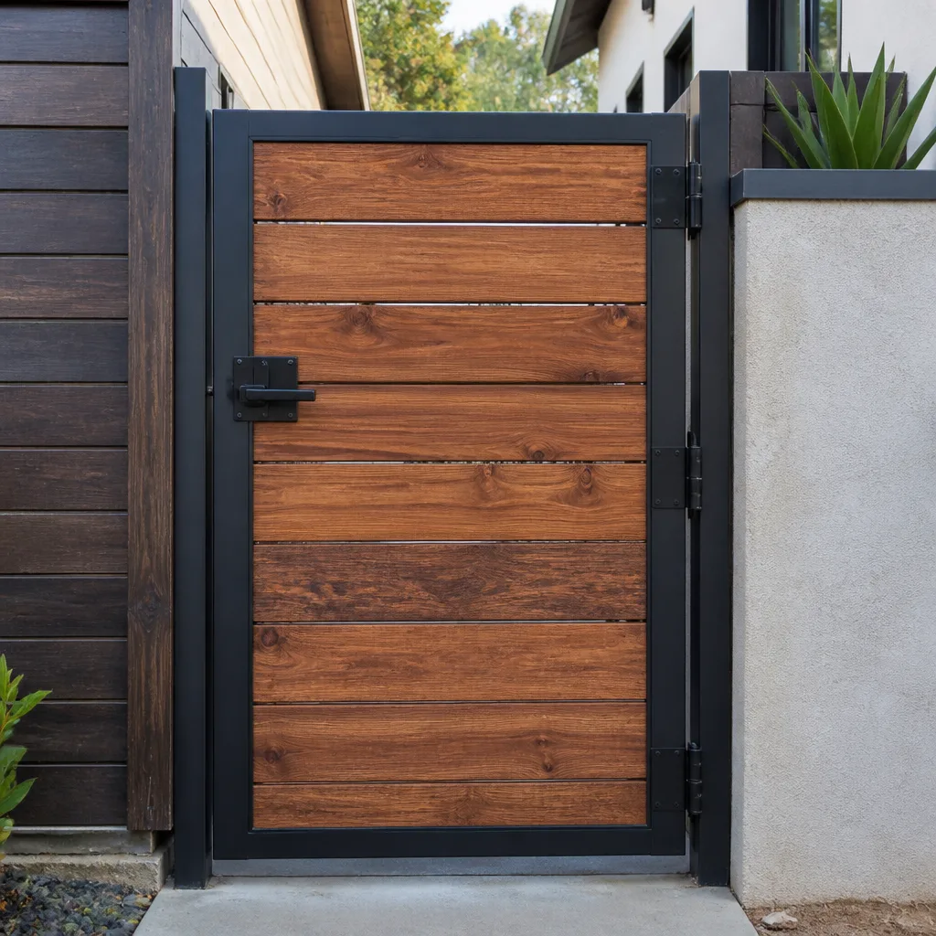 Wood & steel frame