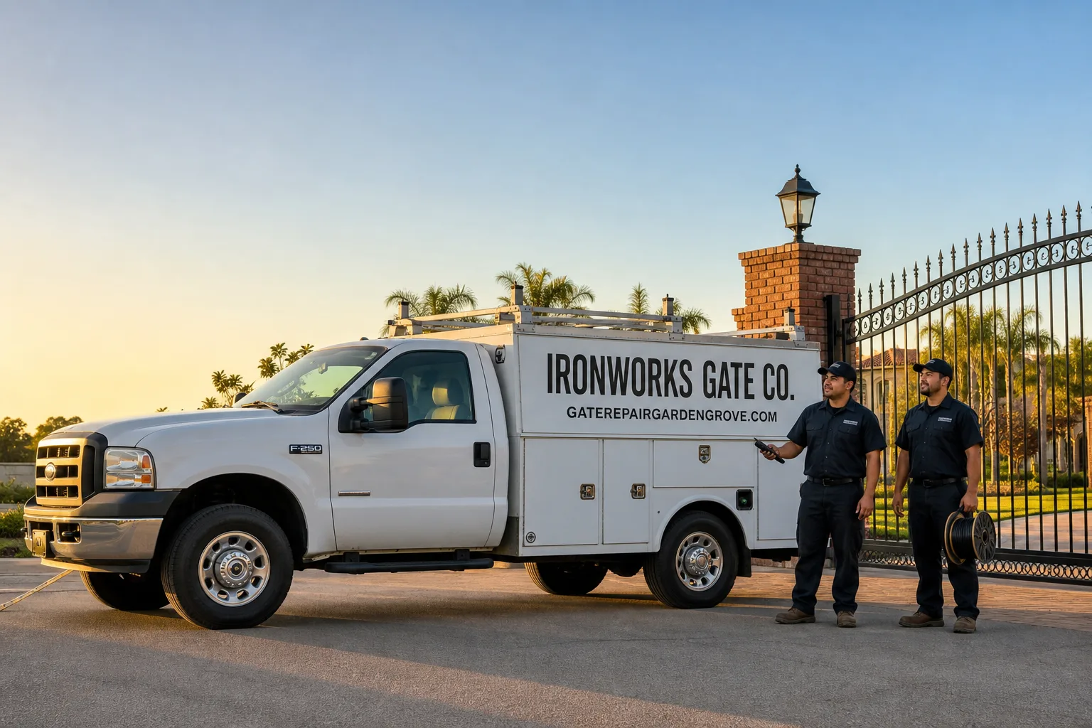 Gate Access Control in Garden Grove, CA | Ironworks Gate Co.